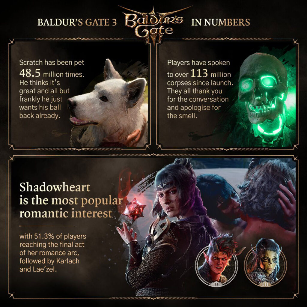 Baldur's Gate 3 Infographic