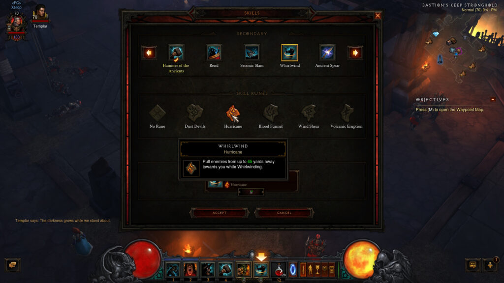 reaper of souls dh and barb builds full cleared