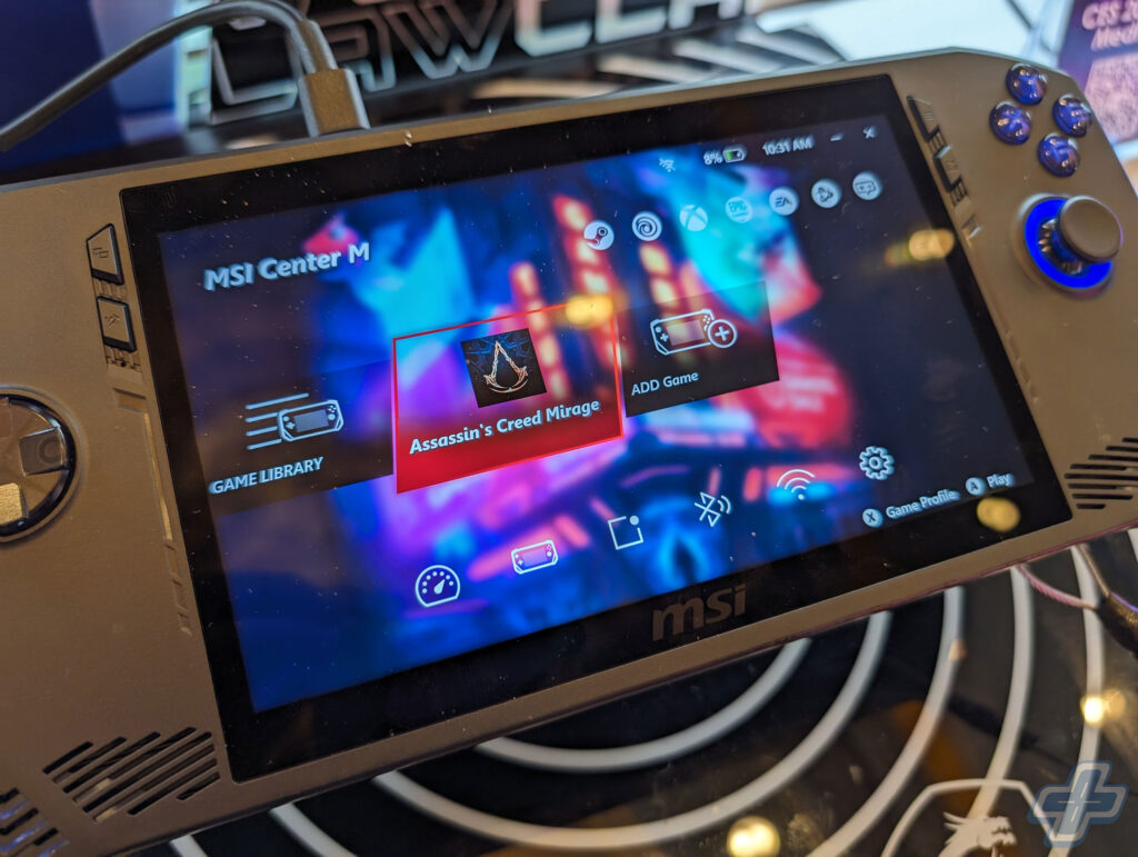 MSI Claw at CES 2024 | Photo credit: Jason Siu, FullCleared