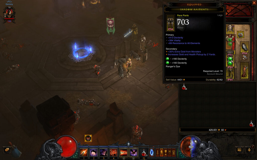 reaper of souls dh and barb builds full cleared