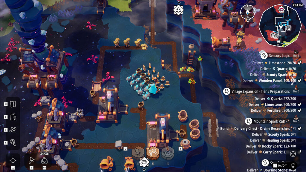 Oddsparks: An Automation Adventure Review Gallery | Image: Massive Miniteam / FullCleared