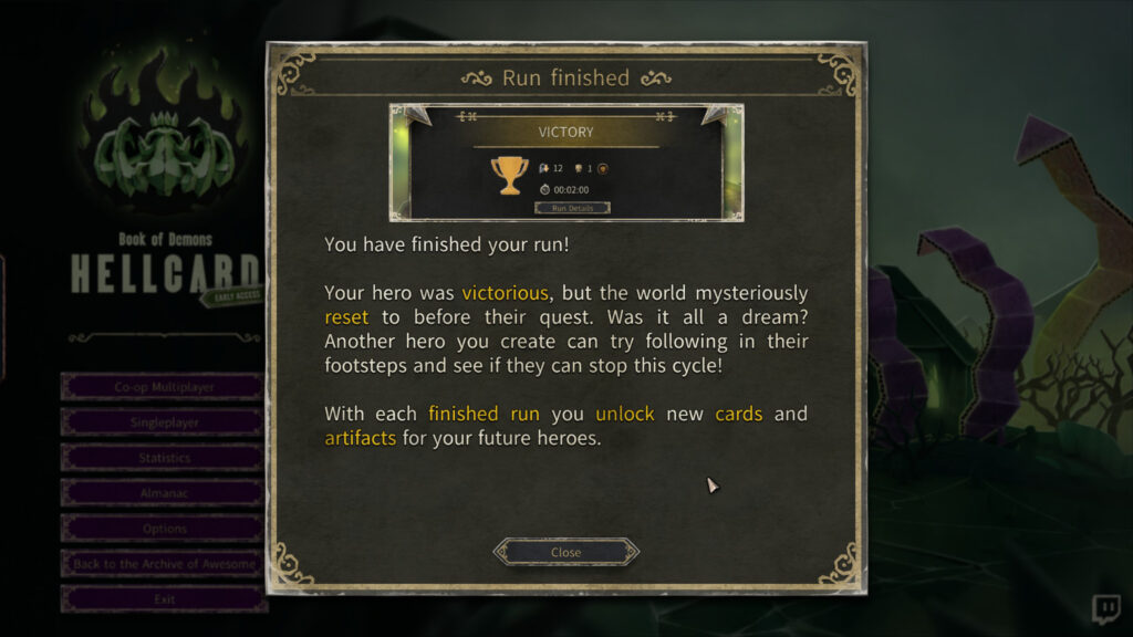 hellcard first impressions full cleared