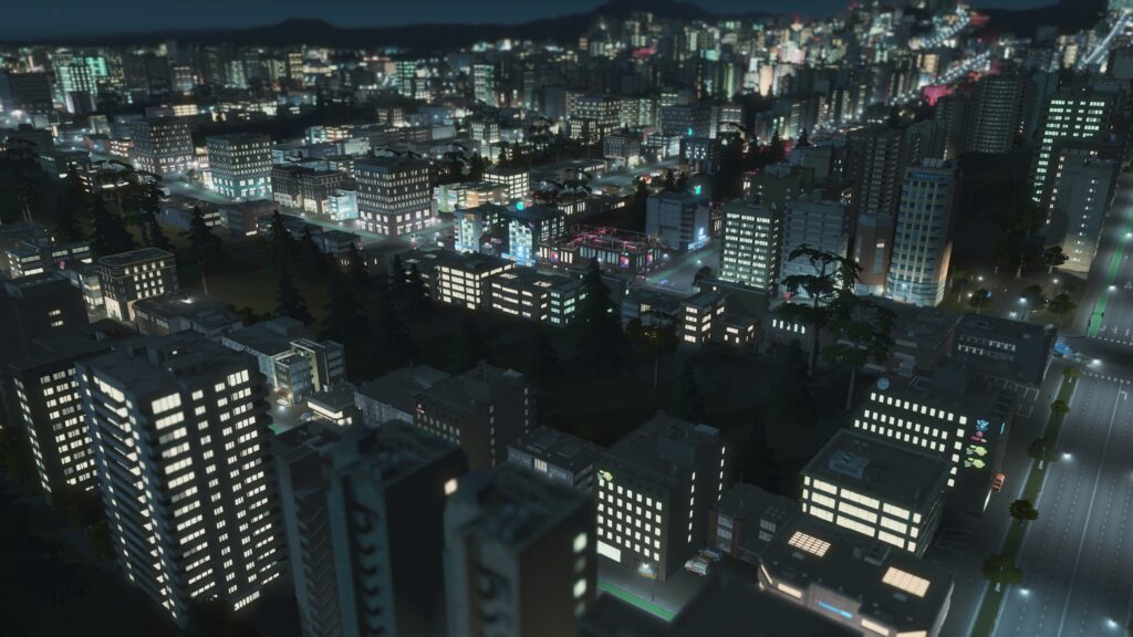 cities skylines after dark review full cleared