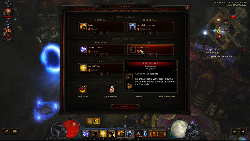 crusader torment build reaper of souls full cleared