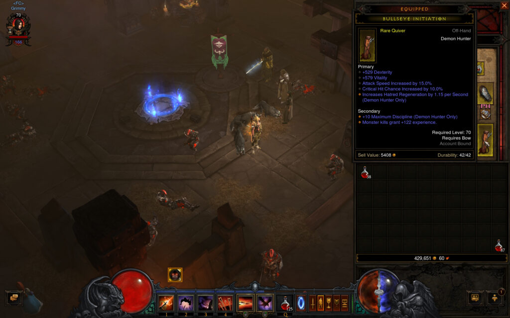 reaper of souls dh and barb builds full cleared